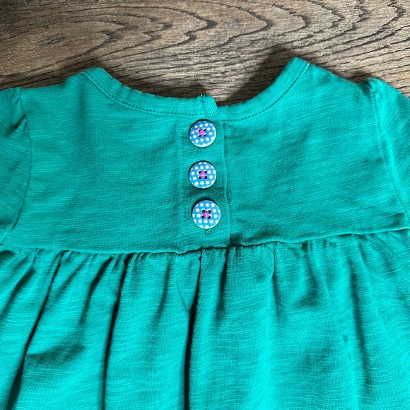 MATILDA JANE Under The Leaves Fall 2018 Green Purple Swing Top Dress 6-12mo - Picture 6 of 10